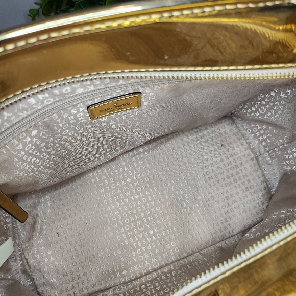 Kate Spade Gold tote - Picture 4 of 7